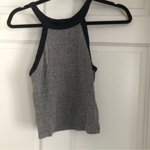 💚 5 for $15! 💚 Gray and Black Crop Tank Top